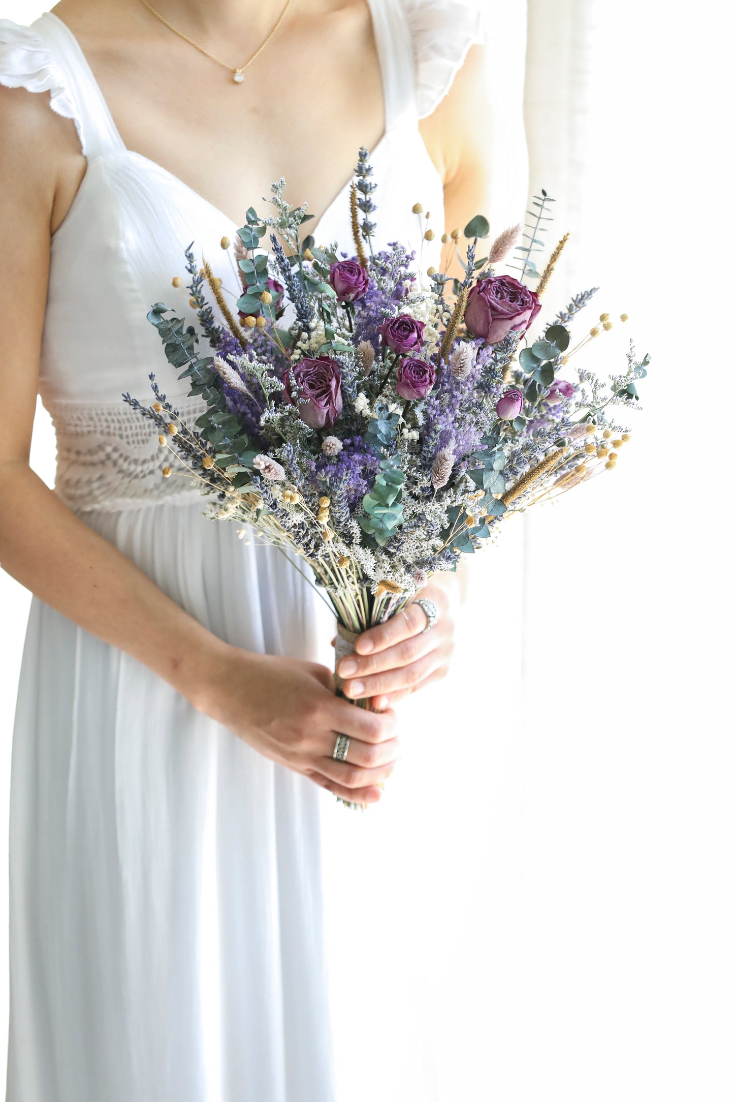 Mauve & Lavender Wedding Bouquet