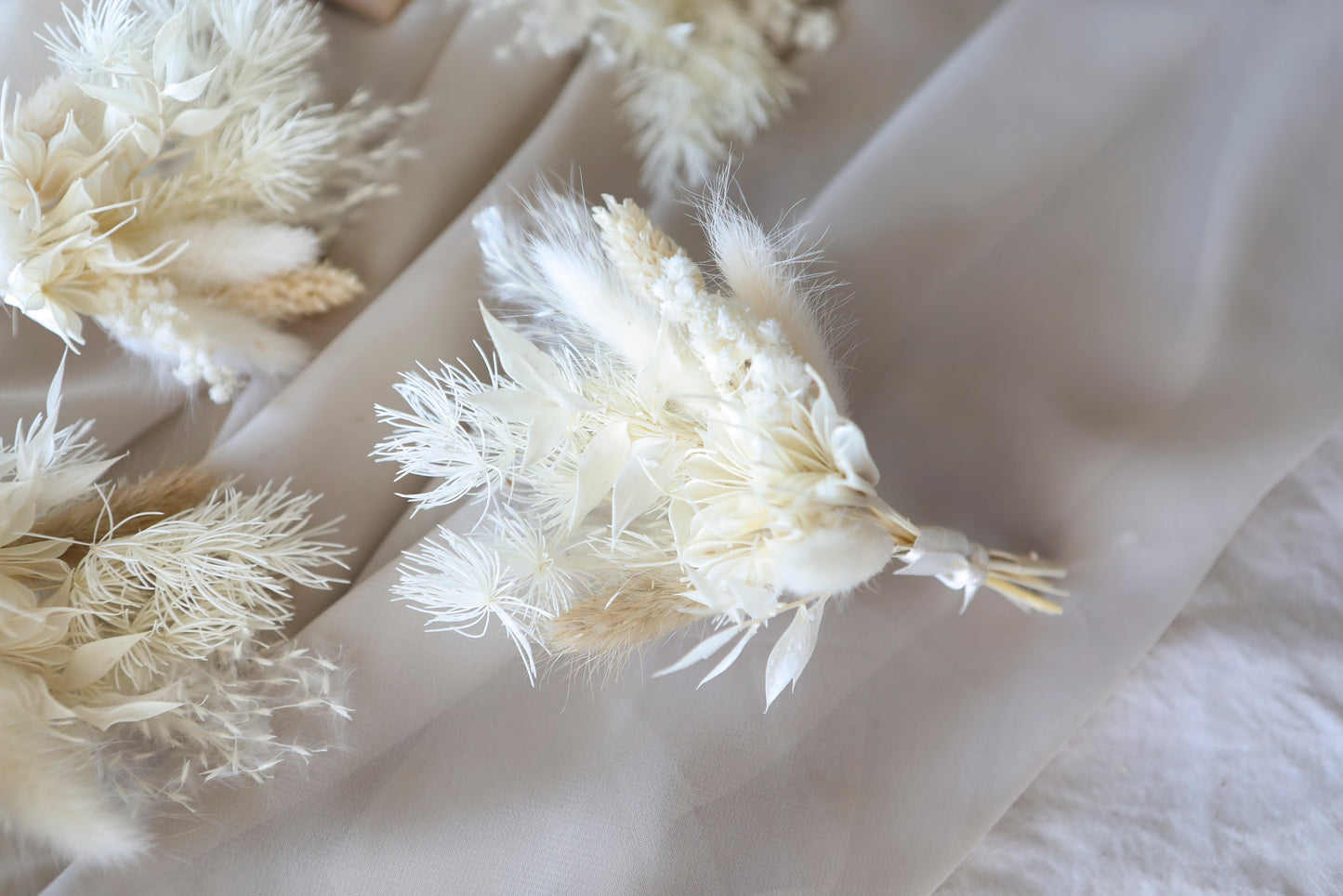 Sweet White Pampas Bouquet