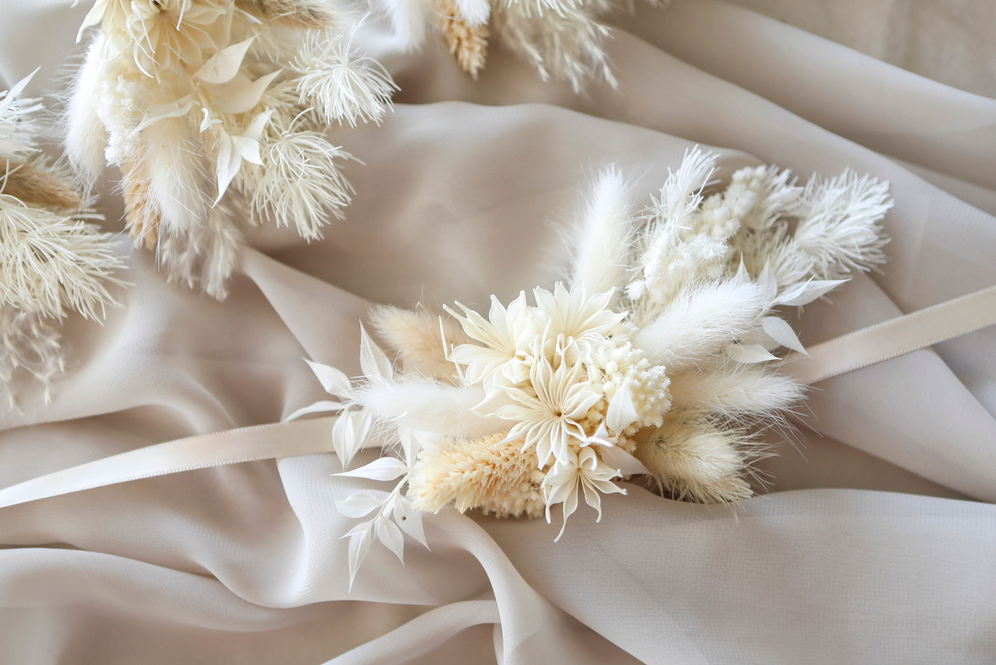 Sweet White Pampas Bouquet