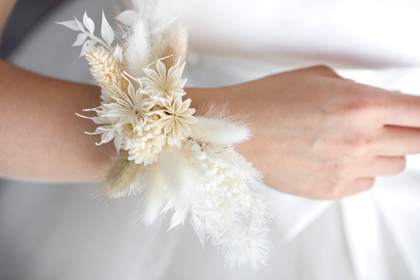Sweet White Pampas Bouquet