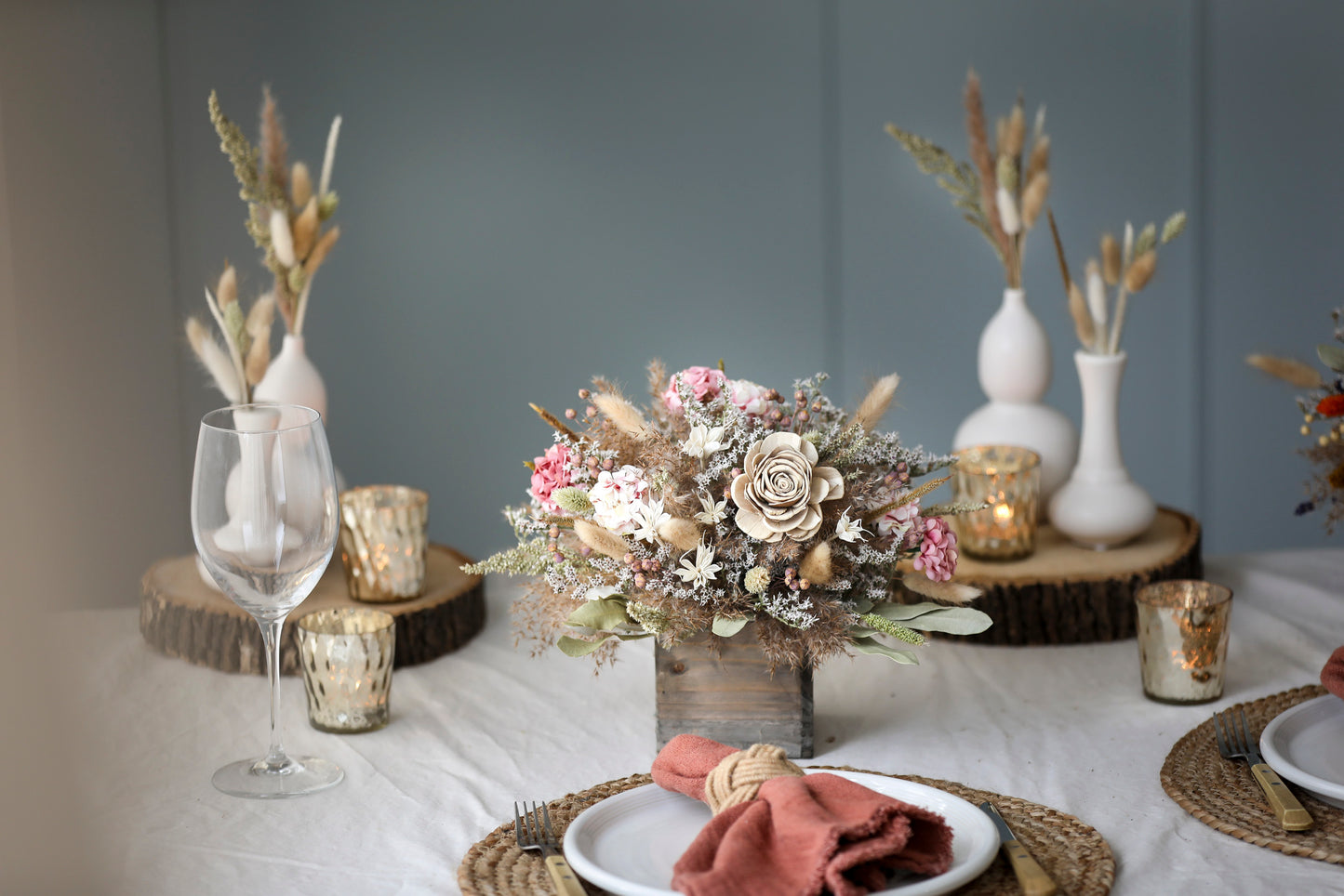 Natural Blush Centerpiece