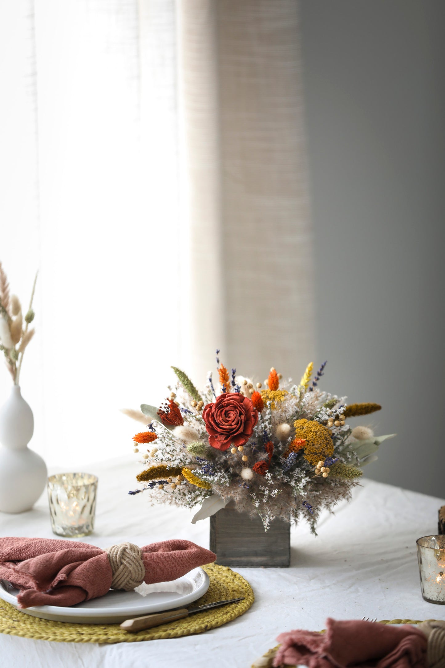 Orange Rose Centerpiece